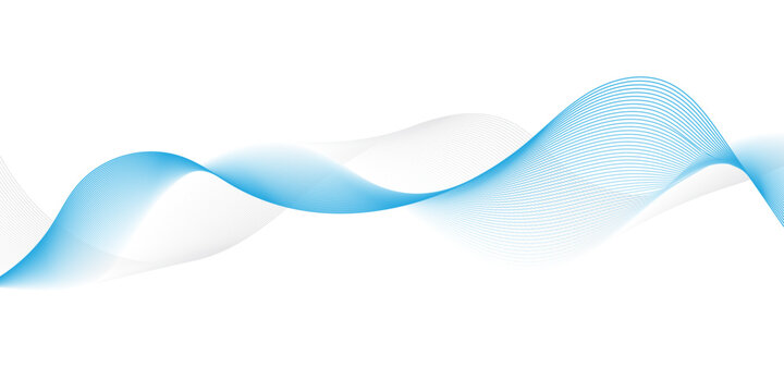 Glowing waveform frequency futuristic energy sound waves technology concept background. Abstract blue wave line vector business texture. Pattern line blend curve flow futuristic background.	

