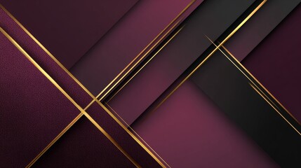 Elegant Dark Burgundy Business Background with Gradient and Metallic Accents for Professional Use