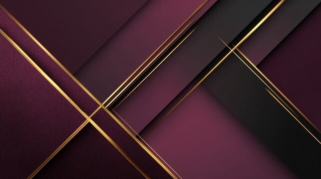 Elegant Dark Burgundy Business Background with Gradient and Metallic Accents for Professional Use