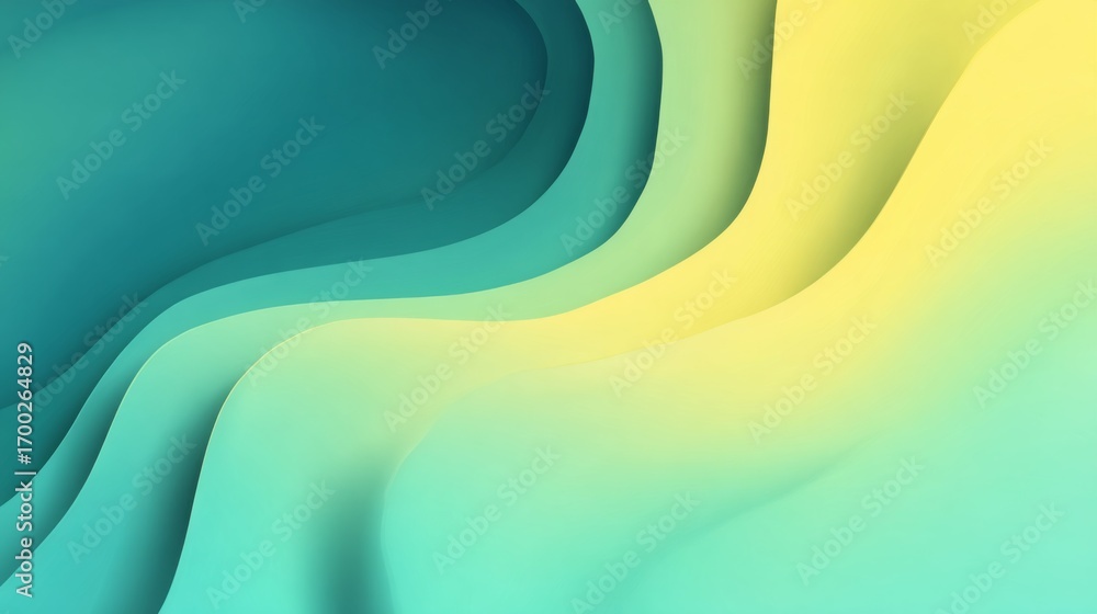 Aufkleber soft pastel gradient flow background for business concepts and creative projects