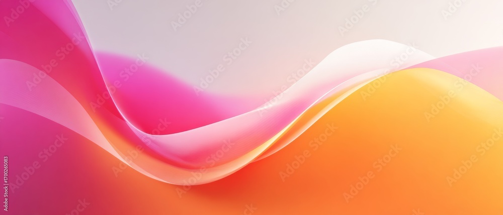 Poster modern gradient wave background for business banners and flowing design concepts