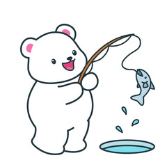 Cute and adorable Polar Bear illustration