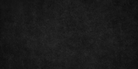Dark concrete wall grunge texture rough blackboard and chalkboard grungy wall backdrop surface. dark wide panorama picture black wall texture rough concrete floor, old grunge background.	