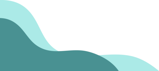 Modern abstract green wave decorative background