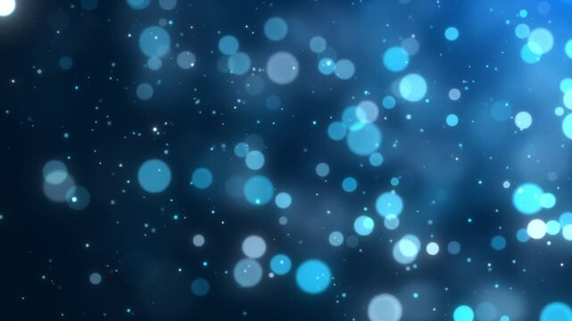 blue christmas holiday winter season background loop