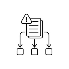 Obraz premium Icon a Backup Plan, isolated against a clean background.