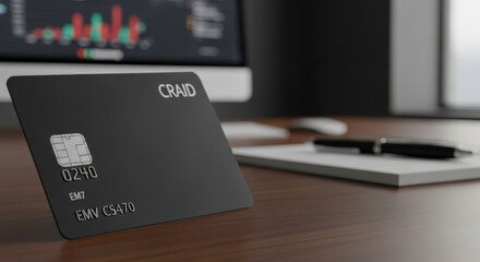 Modern Digital Credit Card for Financial Transactions and Investment Management