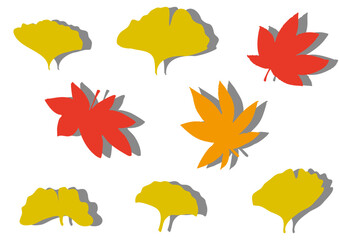 秋の葉っぱコレクション