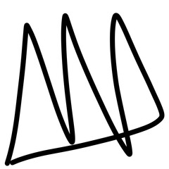 vector illustration of a metal chain