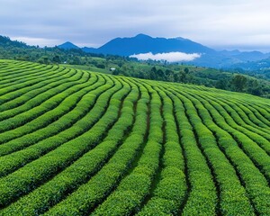 Highaltitude tea plantation with organic certifications, Agricultural Real Estate, premium beverage farming