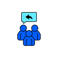 Icon a Response Team, isolated against a clean background.