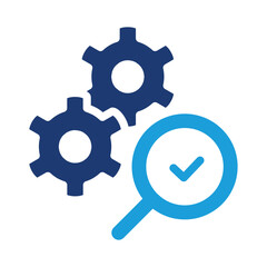 searching management data colored icon vector design good for web or mobile app