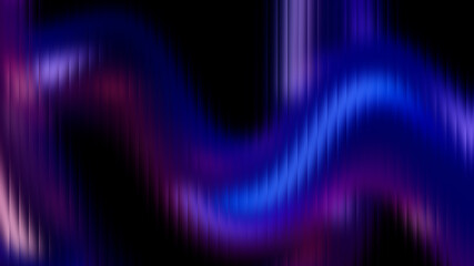 Blue Fractal Glass Abstract Background, Luminous Wavy Pattern, Purple, Pink, White, Noise Glass Wallpaper for Web, Banner, Technology