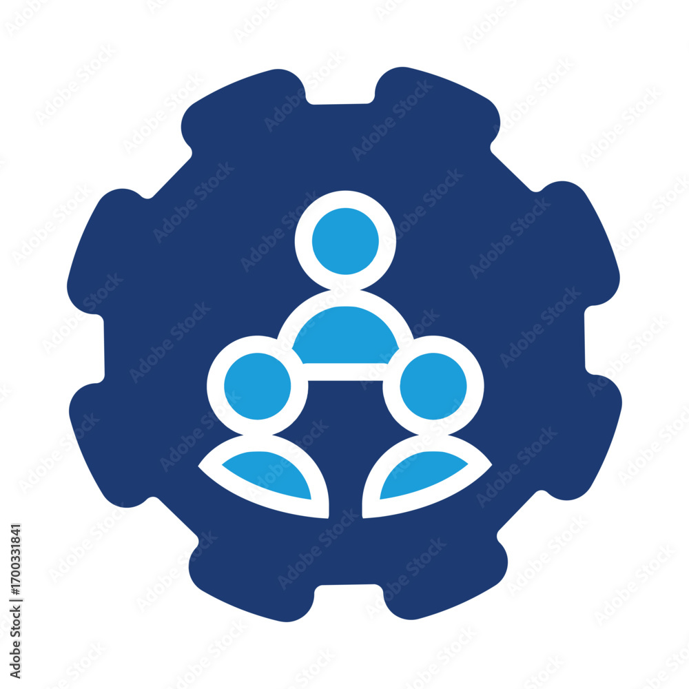 Poster team colored icon vector design good for web or mobile app
