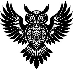 Mystic Mandala Unicorn vector