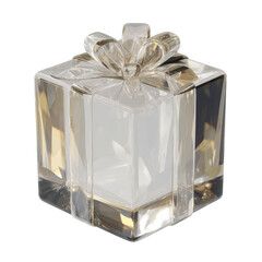Crystal Gift Box with Bow - Elegant Present Decoration