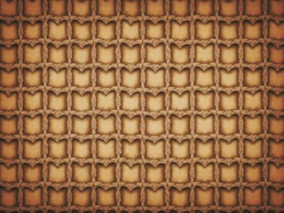 Fototapeta premium Abstract brown background with a captivating pattern of wavy lines perfect for modern design projects