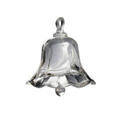 Crystal Glass Bell Ornament Festive Holiday Decoration