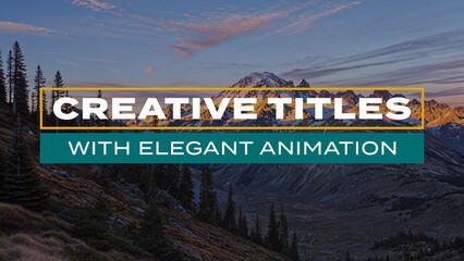 Modern Smooth Animation Titles Vol.04