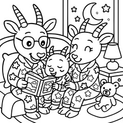 Fototapeta premium bed time story 1