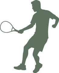 Tennis player figure