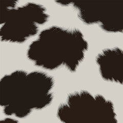 Seamless texture of a cowhide pattern with brown spots and beige background, patern seamless, royalty stock.