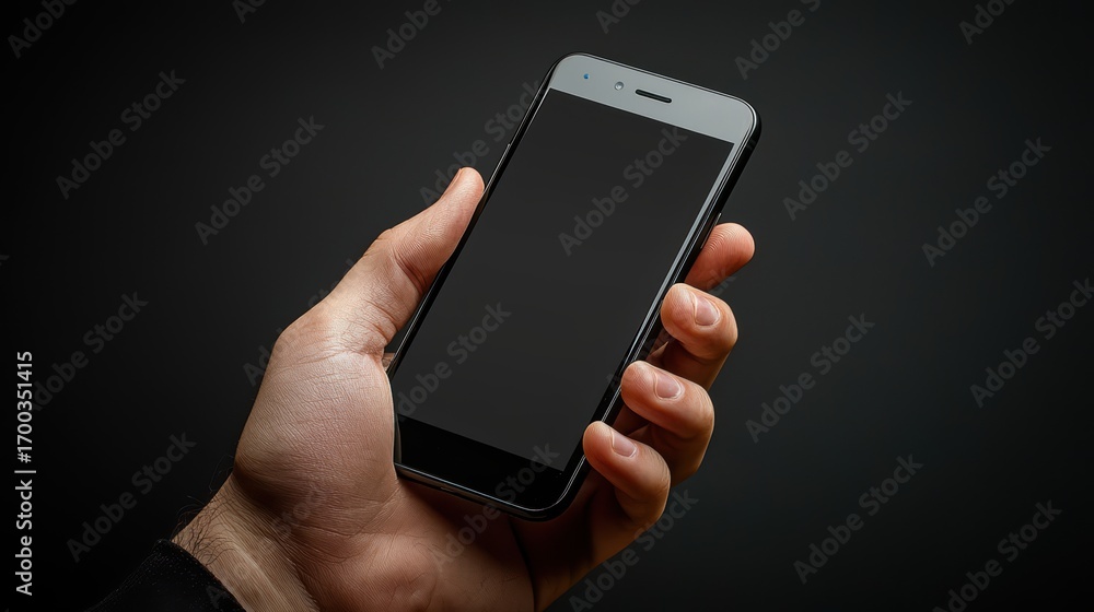 Poster advanced smartphone technology featuring high-performance processor, responsive touchscreen, innovat