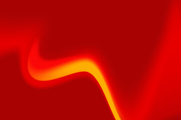 Abstract red and yellow gradient blur background with a flowing wave design for modern presentations