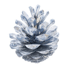 Crystalline Pine Cone Abstract Nature Close-up