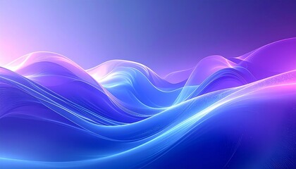 A smooth, futuristic abstract background with a flowing gradient in vivid blue, purple, and pink tones. The design features soft, undulating lines and a gentle texture, ideal for modern projects.