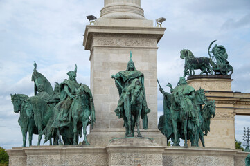 Obraz premium Heroes' Square in Budapest