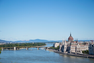 Obraz premium hungarian parliament in budapest