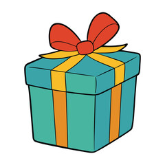 A beautifully wrapped winter holidays gift, sparkling with festive colors, ribbons, and a touch of magic, ready to bring joy and warmth to loved ones.
