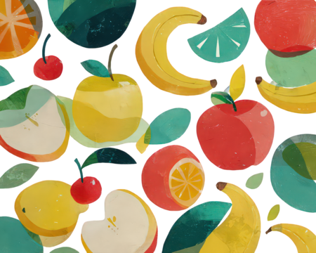 Colorful Fruit Pattern Design