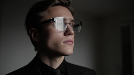 imagine futuristic glasses designed to record conversations and replay best moments