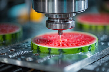 Laser Precision: Watermelon Meets Modern Technology in an Innovative Process