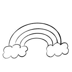 doodle art - Rainbow