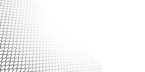 Mesh texture for fishing nets. Seamless pattern for sportswear or soccer goal, volleyball net, basketball hoop, hockey, athletics. Abstract net background for sports White gradation