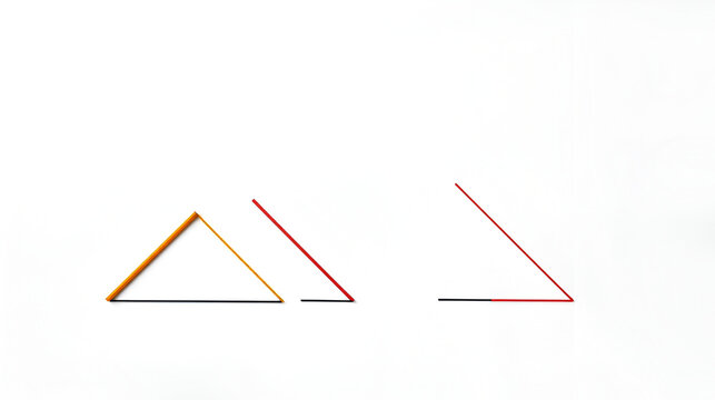 Types of Angles on the white background. Education. Science. School. Vector illustration.