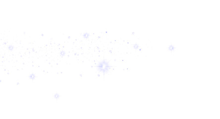 PNG Blue and White Special Lens Flare Light Effect Twinkling Transparent Background