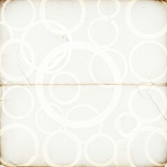 Obraz premium Abstract composition of interconnected circles on vintage paper, textured surface