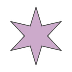 Fototapeta premium Pastel Gradient Star 30