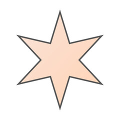 Pastel Gradient Star 47