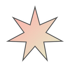 Pastel Gradient Star 59