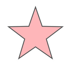 Pastel Gradient Star 72