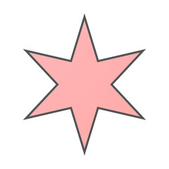 Pastel Gradient Star 77