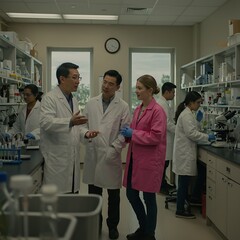 Obraz premium Laboratory Discourse