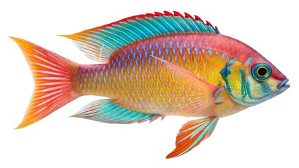 Fototapeta premium aquarium, aquatic, aulonocara nyassae, blue, cichlid, colorful, coral, fish, hawaii, ichthyology, natural, nature, oahu, pacific ocean, peacock, reef, scenery, travel, tropical, underwater, waikiki, w