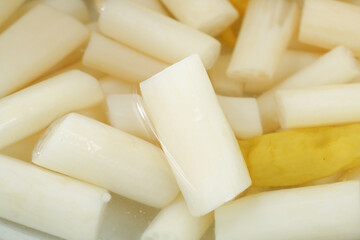 Pickled Lotus Root with Spicy Chilli - Traditional Asian Preserved Vegetable Snack