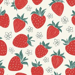 Hand Drawn Strawberry Vector Illustration